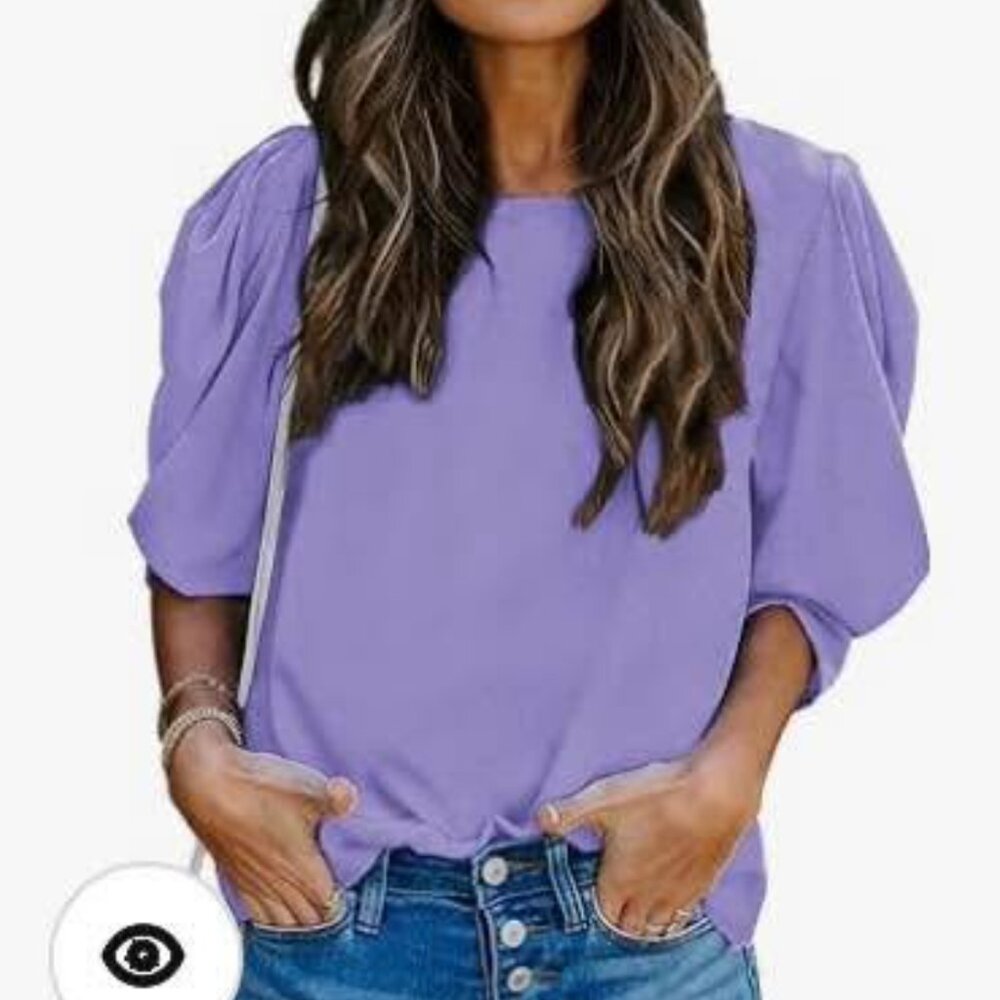 NWT (XL) Women's Lavender Blouse Pretty for Spring